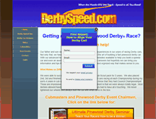 Tablet Screenshot of derbyspeed.com